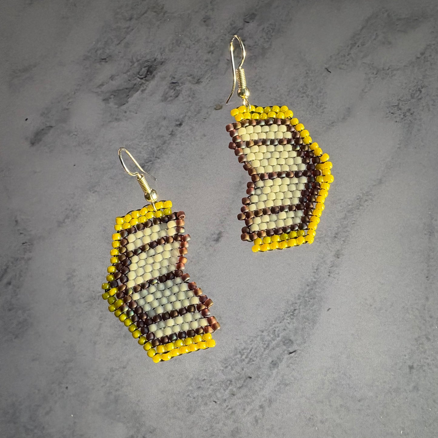 Beaded Book Earrings
